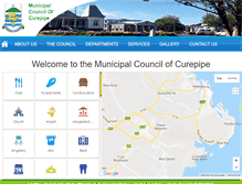 Tablet Screenshot of municipal-curepipe.org